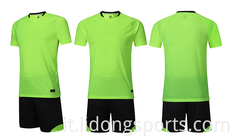 Lidong New Football Uniform Custom Classic Classic Green Football Maker Soccer Jersey